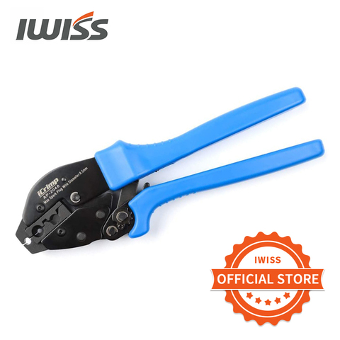 IWISS – pince à sertir AP-2048 à cliquet, connecteur de bougie d'allumage pour câble d'allumage et fils de bougie, diamètre Max 8.5mm ► Photo 1/6