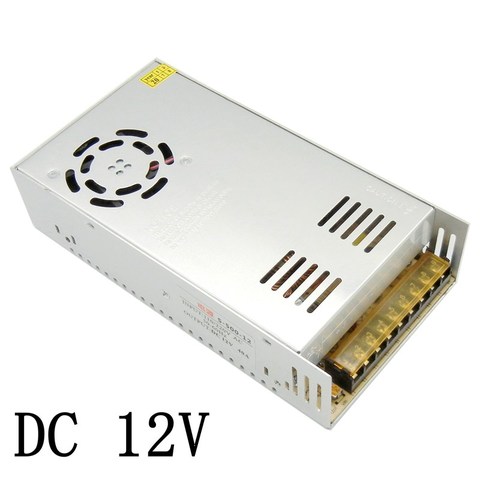 Alimentation régulée de commutation, transformateur pour caméras de Surveillance, led, 500W 400W 360W DC 12V, 40A 33A 30A ac à dc ► Photo 1/6