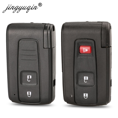 Jingyuqin – coque de clé télécommande intelligente à 2 ou 3 boutons, pour TOYOTA, PRIUS, COROLLA, VERSO, TOY43 ► Photo 1/4