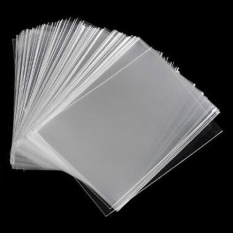 Support de protection pour cartes, 100 pièces, translucide, pour cartes d'identité, cartes photo, bureau de jeu, nouvelle collection ► Photo 1/4