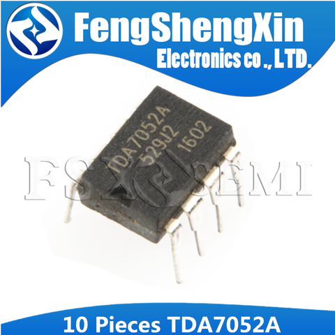 Amplificateur IC TDA7052A DIP-8 TDA7052, 10 pièces/lot ► Photo 1/1