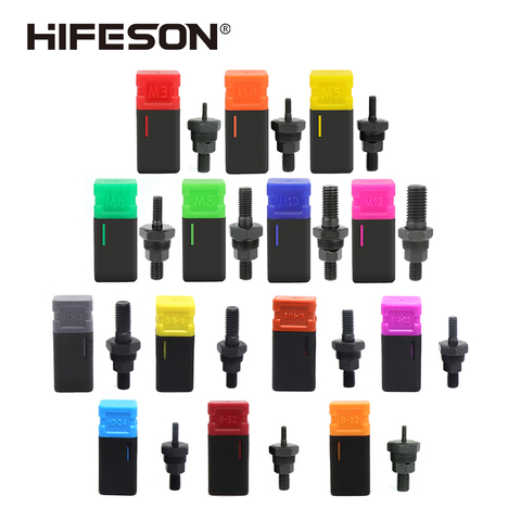 HIFESON M3-M12 6-32 8-32 10-24 1/4-20 5/16-18 3/8-16 1/2-13 pièce de pistolet riveteuse mandrin fileté pour écrou à main Rivet pistolets outil ► Photo 1/6