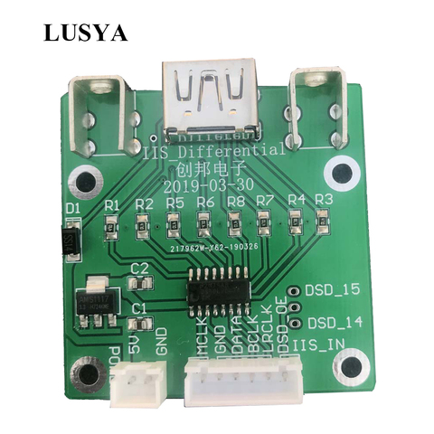 Transmission et réception IIS compatible HDMI Lusya avec commutation I2S vers I2S pour décodeur DAC ► Photo 1/6