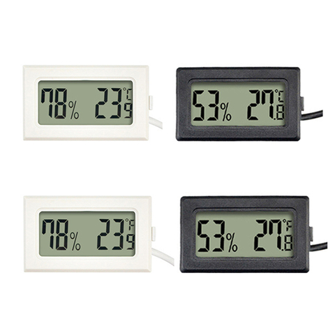 Mini thermomètre numérique LCD d'intérieur, capteur de température, avec hygromètre, utilisé pour boîte en pet, 1 pièce ► Photo 1/6