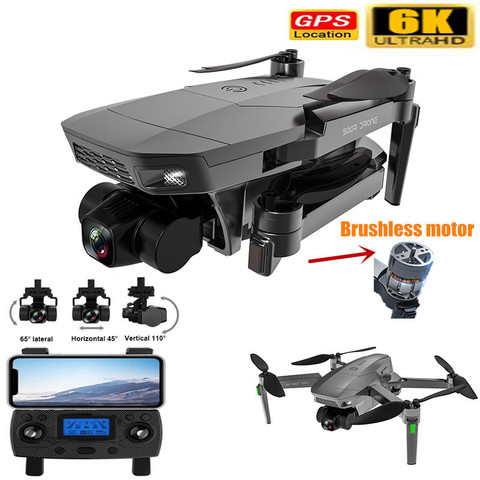 Nouveau SG907 MAX PRO Professionnel Drone Avec 6K 3 Axes Cardan Caméra Moteur Brushless WiFi FPV RC Drone Quadrirotor PK SG906 Pro2 ► Photo 1/6