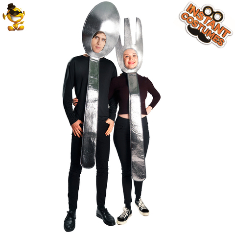 Halloween adulte amant cuillère et soupe tunique Costume Performance drôle carnaval fête Costumes ► Photo 1/4