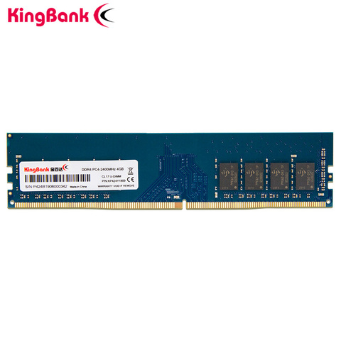 Kingbank – barrette de ram DDR4 4 go ou 8 go pour PC, module de mémoire vive, fréquence d'horloge 2400/2666/2666/1.2 MHz, format DIMM, compatible avec carte mère, V ► Photo 1/6