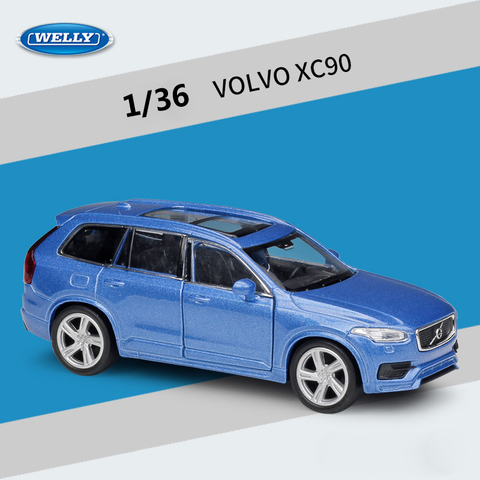 WELLY Diecast-simulateur de voiture à haute vitesse, VOLVO XC90, en alliage métallique, modèle de voiture, Collection cadeau pour enfants ► Photo 1/4