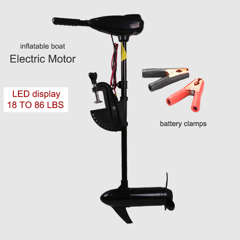 65LBS/80LBS Électrique Moteur À La Traîne Moteur par DC Batterie Moteur Hélice Bateau De Pêche Gonflable Canot Radeau Sel de Mer ► Photo 1/6