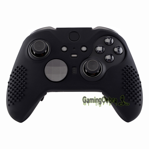 Peaux de couverture antidérapantes en Silicone souple noir, étui de protection de contrôleur pour la nouvelle série Xbox One Elite 2 ► Photo 1/6