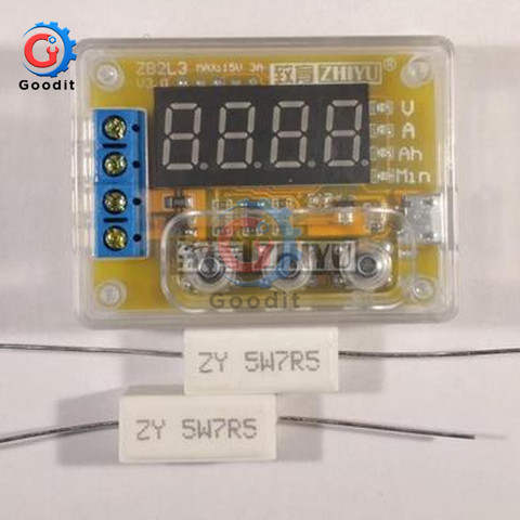 V3 1.2-12V ZB2L3 18650 Li-ion Lithium plomb-acide batterie capacité compteur décharge testeur analyseur avec coque ► Photo 1/6