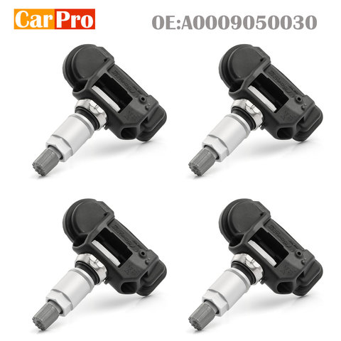 Capteur de pression des pneus TPMS 0009050030 670002790 A0009050030, 4 pièces, pour mercedes-benz classe A W176 classe B W246 2011-2022 433MHz ► Photo 1/4