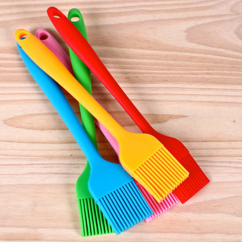 1 pièces Silicone BBQ huile brosse badigeonnage brosse bricolage gâteau pain beurre cuisson brosses cuisine cuisson Barbecue accessoires BBQ outils ► Photo 1/5