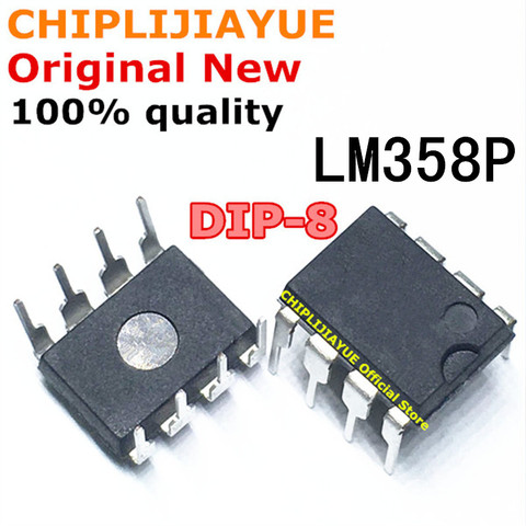 10 pièces LM358N DIP8 LM358P DIP LM358 DIP-8 nouveau et original jeu de puces IC ► Photo 1/1