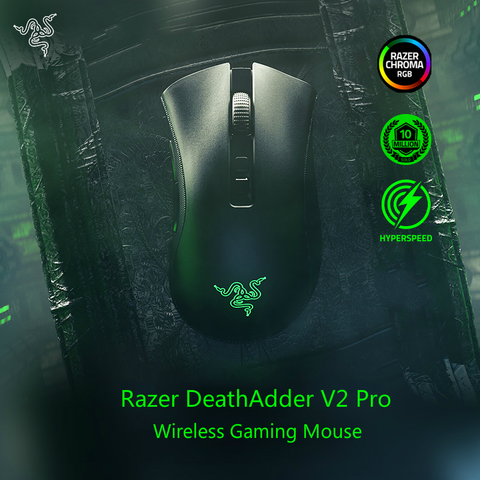 Razer DeathAdder V2 Pro 20000 DPI édition professionnelle sans fil 2.4GHz Bluetooth ordinateur portable e-sports souris de jeu ► Photo 1/1
