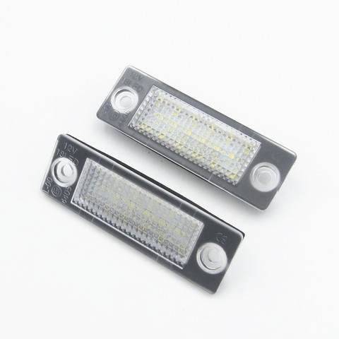 XYIVYG 18SMD Arrière LED Nombre de Plaque D'immatriculation Lampe pour Volkswagen VW Transporter T5 Multivan Caravelle Eurovan Passat ► Photo 1/3