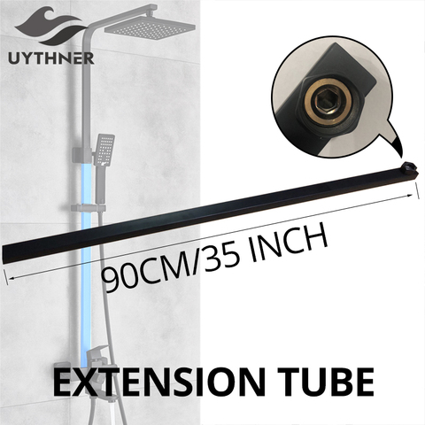 Uythner-tuyau d'extension de barre de Tube de 90CM, pour l'extension de robinet de douche, barre en Tube pour robinet ► Photo 1/6