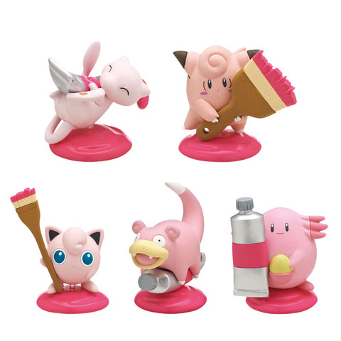 Véritable Palette Pokemon limitée saison 1 rose série Action Figure poupées boîte aveugle fait à la main Anime figurines modèle jouet à collectionner ► Photo 1/4