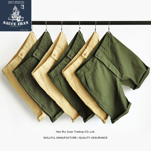 SauceZhan OG-107 boulanger pantalon utilitaire Fatigue pantalon US Vietnam armée HBT pantalon VINTAGE hommes Shorts hommes armée pantalon militaire pantalon ► Photo 1/5