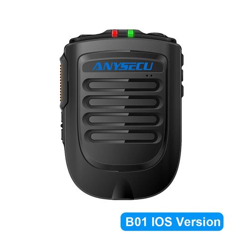 Anysecu Microphone Bluetooth B02 Microphone sans fil portable pour 3G 4G nouvelle Radio IP avec téléphone portable REALPTT ZELLO IOS ► Photo 1/6