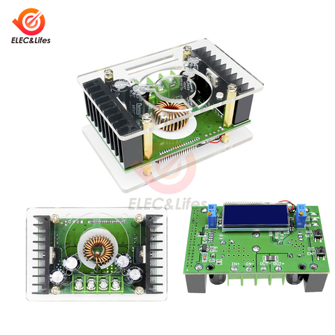 Module d'alimentation CC CV à affichage numérique LCD 10A, régulateur de tension réglable, DC-DC 7V-36V à 2V-32V ► Photo 1/6