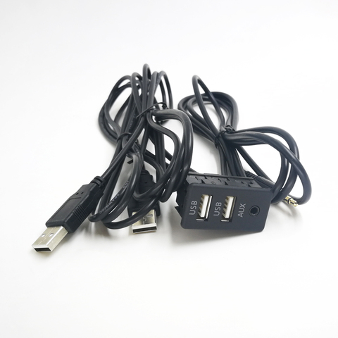 Biurlink-interrupteur de panneau USB AUX | Pour Toyota Honda Nissan, pour iPhone Android ► Photo 1/5