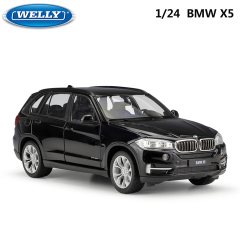 WELLY-jouet de voiture pour BMW X5, échelle 1:24 coulée, haute Simulation, SUV classique, en alliage de métal, jouet pour enfants, Collection de cadeaux ► Photo 1/6