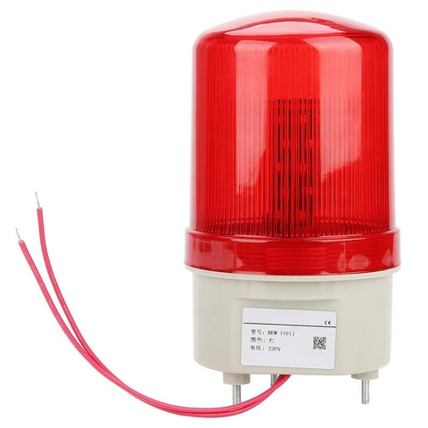 Lumière Flash rotative à LED, stroboscope, sirène, bip, Signal d'alarme d'urgence, pour véhicule de garde ► Photo 1/6