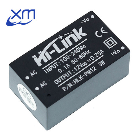 HLK-PM12 AC-DC 220V à 12V Abaisseur Module D'alimentation Convertisseur Intelligent Commutateur Domestique HLK-PM12 UL/CE ► Photo 1/3