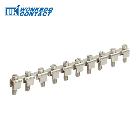 Borniers à vis sur Rail Din, pont fixe, FBI 10-12, pour UK-16 UIK-16, accessoires borniers ► Photo 1/1