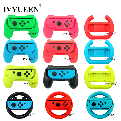IVYUEEN – poignées pour manette Joy-Con Nintendo Switch, Version mise à jour, bleu/vert, 2 pièces ► Photo 1/6