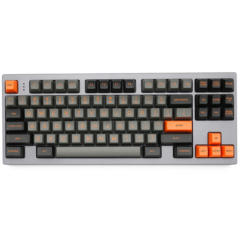 Domkey-jeu de casquettes de touches en double abs geeks dolch SA, pour clavier poker 87 104 gh60, xd64, xd68, xd84, xd96, xd75, xd87 ► Photo 1/6