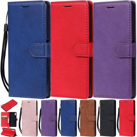 Couverture de livre en cuir avec fente pour carte, pour Samsung Galaxy C9 Pro Note 9 8 4 3 S10E S10 S9 S8 Plus S3 S4 S5 S6 S7 Edge J720 Capa E06Z ► Photo 1/6