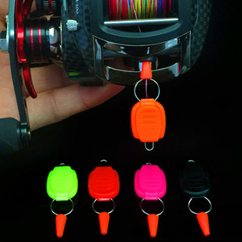 5 pièces porte-ligne de pêche boucle bouchon gardien pince Baitcasting bobine ligne bouchon sûr maintien canne outil Pesca poisson accessoires ► Photo 1/3