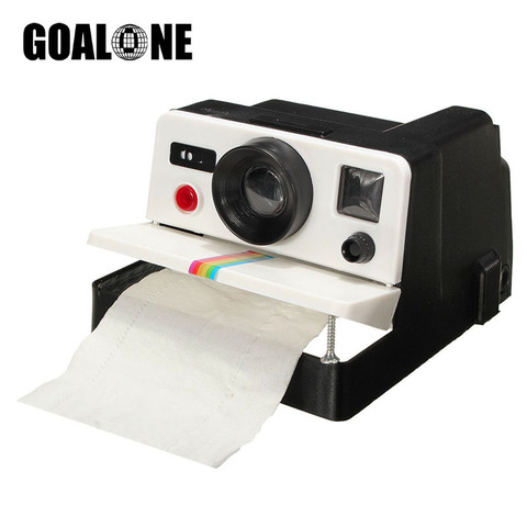 GOALONE – porte-papier hygiénique en plastique, appareil photo rétro, boîte à mouchoirs, distributeur porte-rouleau de papier, accessoires de salle de bains ménagers ► Photo 1/6