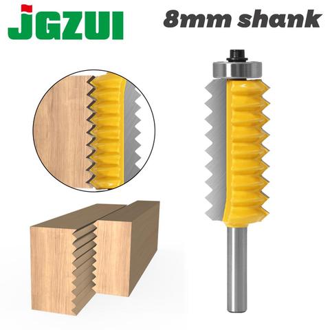 Fraise à joint «V» pour Tenon à bois, panneau surélevé à tige de 8mm, Joint de doigt, colle, cône de Tenon pour le bois, Machine à fraiser Tenon ► Photo 1/6