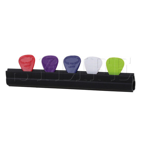 Support de pinces pour Microphone et 5 plectres de guitare multicolores ► Photo 1/3