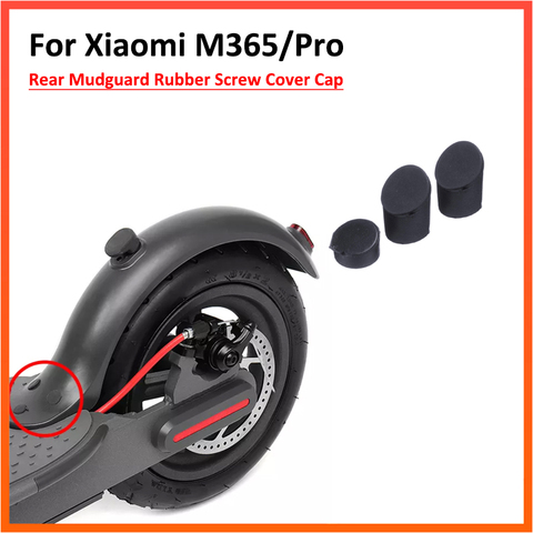 Couvercle de bouchon à vis en caoutchouc pour garde-boue arrière pour XIAOMI M365 M365 Pro bouchons de garde-boue de Scooter électrique ► Photo 1/6