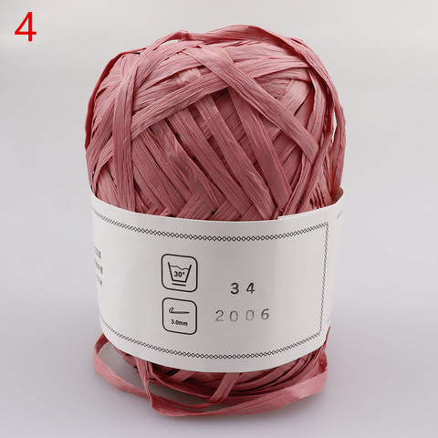 40g/80M / Ball été 100% naturel raphia fibres fil bricolage main tricot raphia paille chapeau Crochet sac ► Photo 1/6