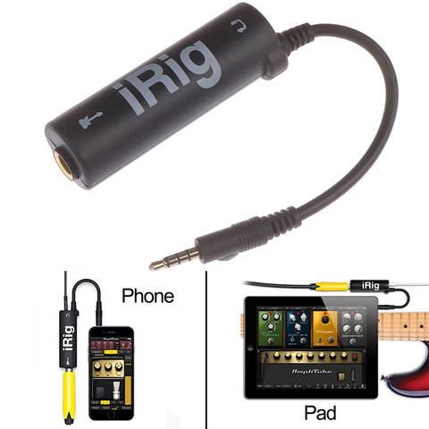 Interface de guitare IRig, convertisseur de guitare de remplacement pour iPhone / iPad/iPod, 1 pièce ► Photo 1/6