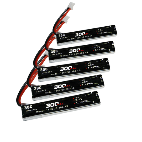 1S Lipo Batterie 300 350 450 520 600 650 mAh 3.8V 3.7V 30/50/60/80/120C PH2.0 Connecteur Pour Drone RC Tinywhoop Cadre Pièces de Kit ► Photo 1/6