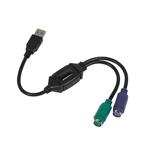 Adaptateur USB pour souris et clavier, 2 en 1, PS/2, convertisseur USB, séparateur de câble, convertisseur de câble ► Photo 1/6
