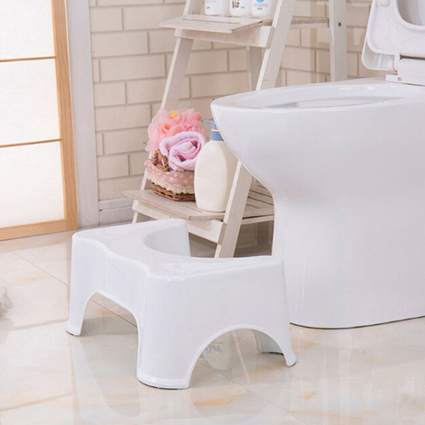 Tabouret de toilette Portable Squatty salle de bain épaissir tabourets tabouret de toilette marchepied Piles aide de secours tabourets de sécurité ► Photo 1/6