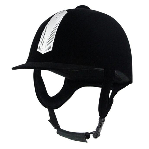 LOCLE casque d'équitation équestre respirant Durable sécurité demi-couverture cheval cavalier casques pour hommes femmes enfants 52-62cm ► Photo 1/6