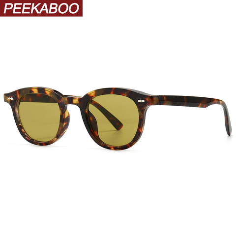 Peekaboo – petites lunettes de soleil noires pour femmes, rétro, léopard, pour hommes, uv400, accessoires d'été, livraison directe, 2022 ► Photo 1/6