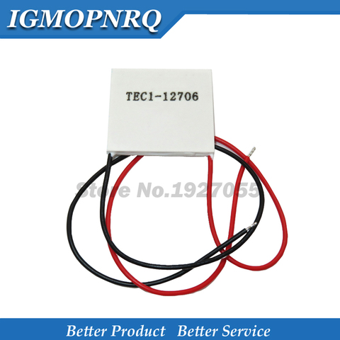 TEC1 12706 12v 6A 40*40MM TEC thermoélectrique refroidisseur Peltier TEC1-12706 Peltier Elemente Module ► Photo 1/1