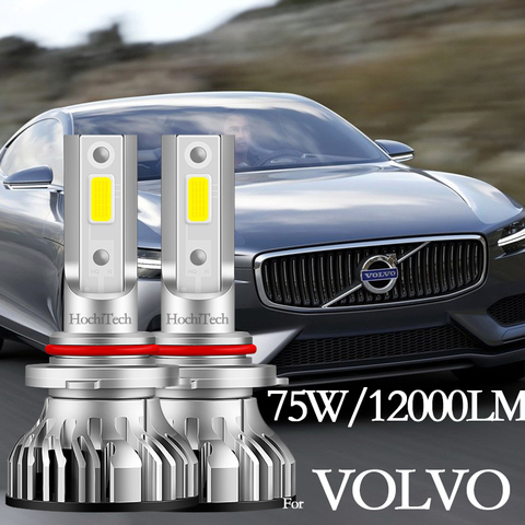 Pour Volvo V60 V90 S60 S90 XC40 XC60 XC90 feux de route feux de croisement phares ampoules Led antibrouillard H1 H7 H11 ► Photo 1/6