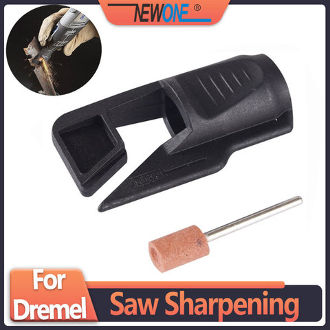 Adaptateur d'aiguisage d'outils de jardin pour perceuse Dremel rotative, accessoire d'affûtage de scie ► Photo 1/4