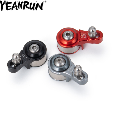 YEAHRUN – bras Servo d'amortissement réglable, 25T, en alliage d'aluminium, pour modèles 1/10 RC Trx4, mise à niveau ► Photo 1/6