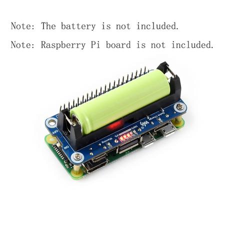 Carte d'extension pour Raspberry Pi Zero W h3 4, sortie régulée 5V, Module d'alimentation de batterie Li-ion, chapeau pour accessoires ► Photo 1/5